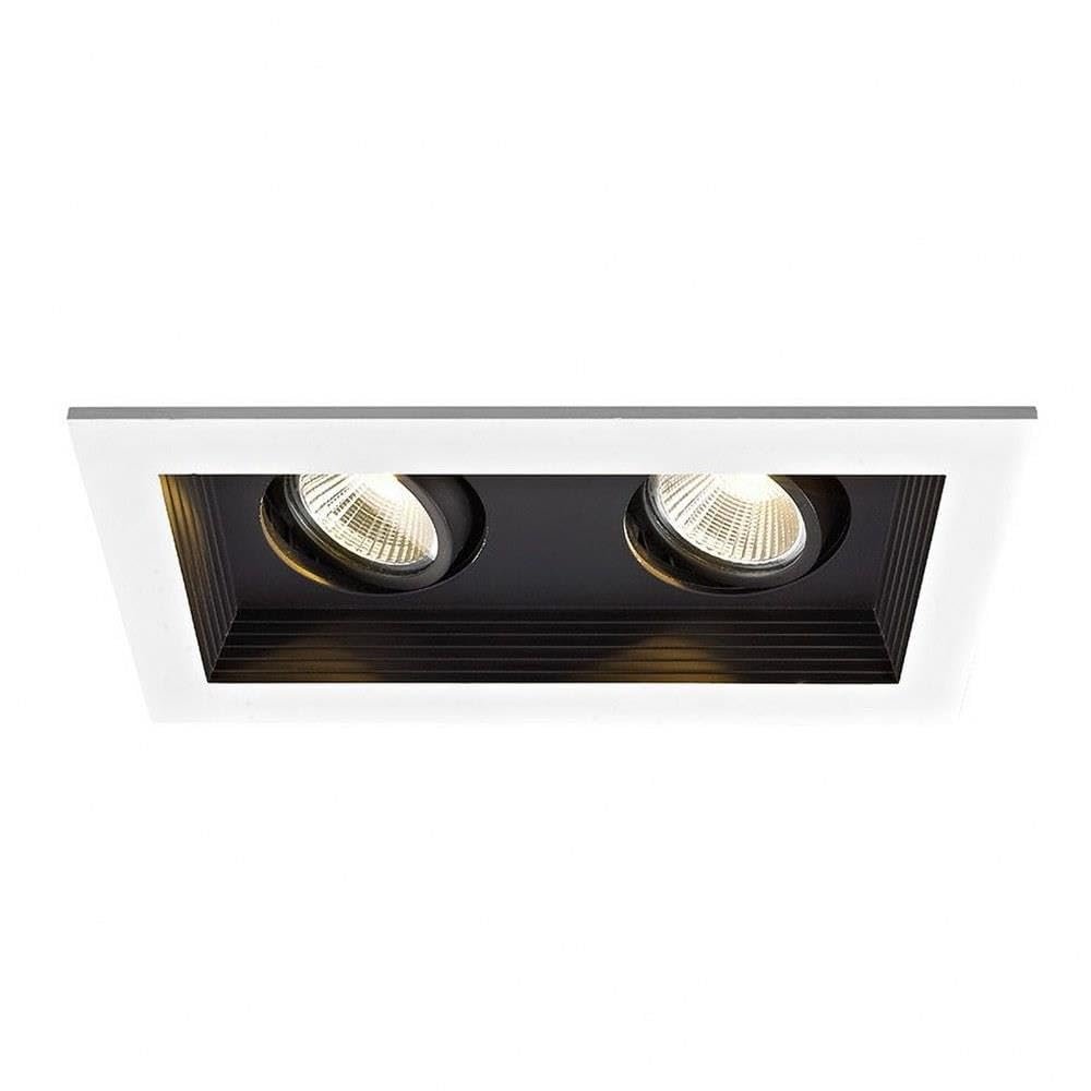 WAC Lighting Mini Multiples LED Three New Construction Housing with Trim and Light Engine - 25 Beam Angle