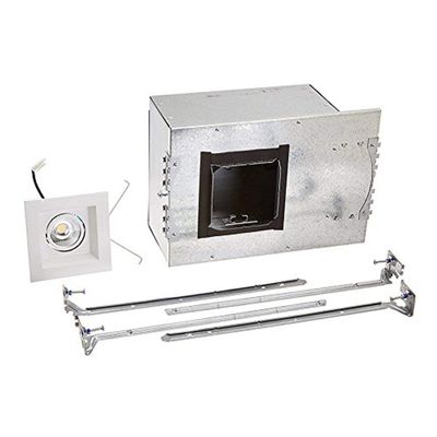 WAC Lighting Mini Multiples LED Three New Construction Housing with Trim and Light Engine
