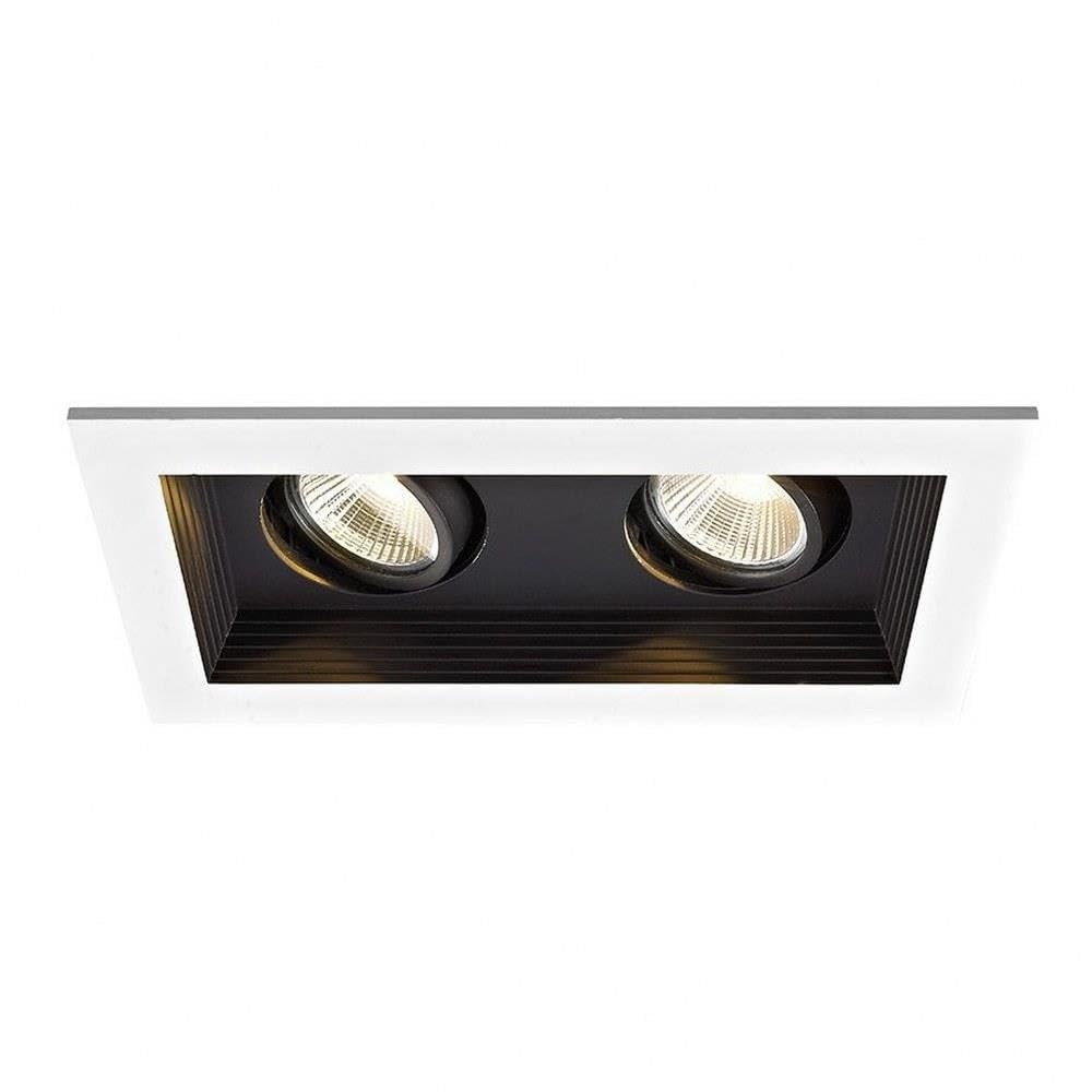 WAC Lighting Mini Multiples LED Three New Construction Housing with Trim and Light Engine