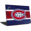 Skinit Decal Laptop Skin Compatible with Thinkpad X1 Carbon (6th Gen 2018) - Officially Licensed NHL Montreal Canadiens Jersey Design view 1