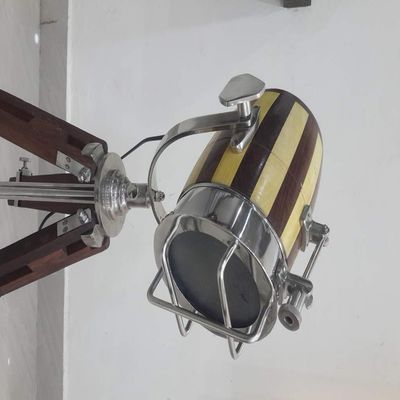 THOR INSTRUMENTS Nautical New Designing Wooden Spot Light Table Lamp Living Room Rustic Vintage Home Decor Gifts