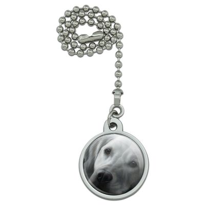 GRAPHICS & MORE White Golden Retriever Tired Sleepy Dog Ceiling Fan and Light Pull Chain