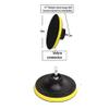 6 Piece Drill Brush Attachments: 5 Inch Drill Brushes & Scouring Pads & Suction Cup - Clean Tough Dirt - for Marble/Granite Tile, Grout, Rim, Kitchen Sink,Carpet, Coated Doors, Fiberglass Tubs view 4