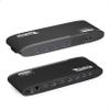 Plugable Universal Laptop Docking Station, 4K Dual Monitor, DisplayPort or HDMI, Windows Mac or ChromeOS Laptops, USB-C or USB 3.0, Adds 2 Displays, Ethernet, Audio, 6 USB Ports view 1