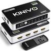Kinivo HDMI Switch 5 in 1 Out 4K 60Hz (HDR 10, High Speed 18Gbps, IR Remote, HDCP2.2, Dolby Vision, VRR) - 550BN Switcher Compatible with Roku, PS5, Xbox, Apple TV, Nintendo Switch 2, Cable Box view 1