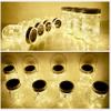 StarryMine Solar Mason Jar Lid String Lights, 8 Pack 20 Led String Fairy Star Firefly Jar Lids Lights with 8 Hangers Included (Jars Not Included), for Mason Jar Patio Garden Wedding Lantern view 4