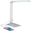 Jett 16 1/2" Small Desk Lamp USB Silver Adjustable Modern LED Night Light view 3