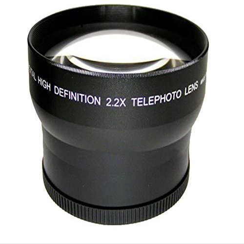 High Grade 2.2X Telephoto Conversion Lens (62mm) for Sony FDR-AX700