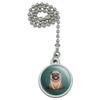 GRAPHICS & MORE Pug Sticking Out Tongue Ceiling Fan and Light Pull Chain view 1