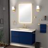 Gatco 4062 Elevate, Towel Ring, Brushed Brass/Wall Mounted 6.13" Wide Towel Ring for Bathroom view 2