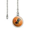 GRAPHICS & MORE Rooster of Awesomeness Chicken Ceiling Fan and Light Pull Chain view 2