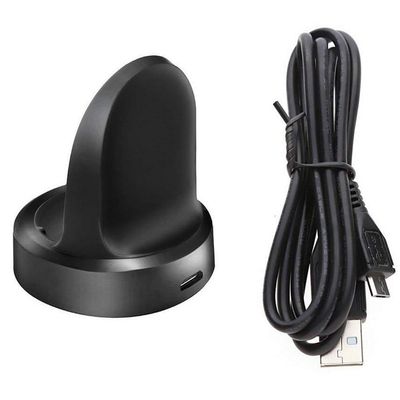 Emilydeals for Gear S3 Charger, Replacement Charging Cradle Dock for Samsung Gear S3 Classic/Frontier Smart Watch (Black)