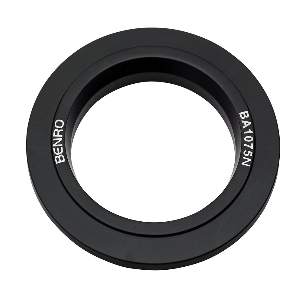 Benro 100 mm to 75 mm Bowl Adapter Ring for Video Tripod Legs & Heads  Step-Down Converter for 100 mm Bowls to 75 mm Heads (BA1075)