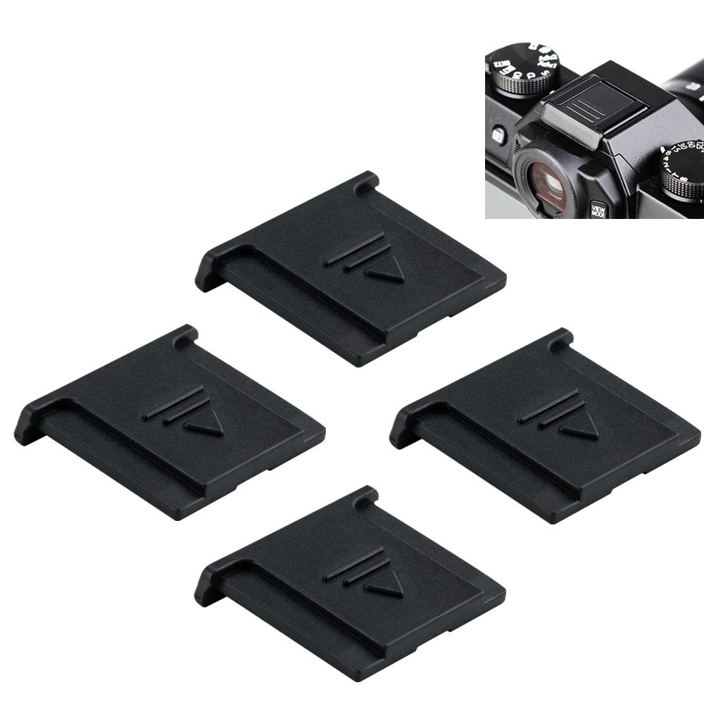 4PCS Camera Hot Shoe Cover for Fujifilm X-T30 III II XM5 X100VI XS20-Black