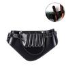 Scissor Holster with PU Leather Hairdressing Bag Pouch Holder with Waist Shoulder Belt Leather Scissor Bag for Hairdressers view 3