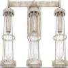 Capital Lighting 127431MS Beaufort Clear Glass Bath Vanity Wall Mount, 3-Light 300 Total Watts, 10" H x 23" W, Mystic Sand view 1