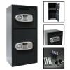 Digital Double Door Gun Safe Depository Drop Box Gun Safes Cash Office Security Lock by Empire Discount view 1