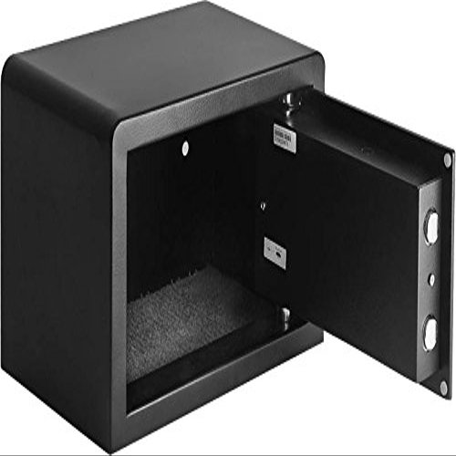BARSKA Compact Biometric Fingerprint Security Safe Lock Cabinet 11.8 in x 7.8 in x 7.8 in