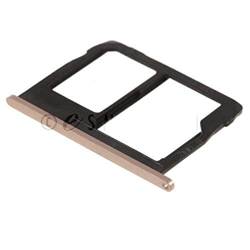 ePartSolution_Sim Tray Sim Card Tray SD Card Holder for Motorola Moto G5S Plus XT1803 XT1805 XT1806 Replacement Part (Gold)