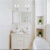 Capital Lighting 119321BN-674 Dawson Decorative White Fabric Stay-Straight Shades Bath Vanity Wall Mount, 2-Light 120 Total Watts, 12" H x 16" W, Brushed Nickel view 3