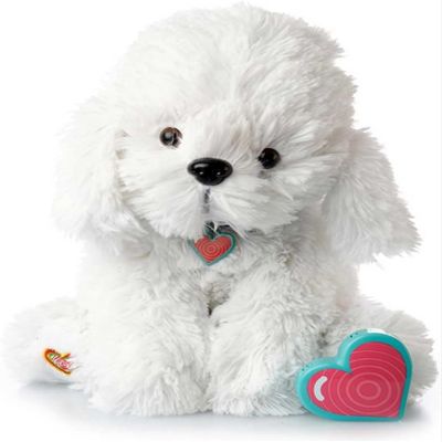 My Baby's Heartbeat Bear 20 Second Voice Recorder, 10in, Bichon