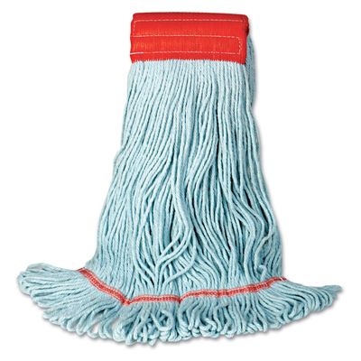 Boardwalk Echomop With Looped-End Wet Head, Synthetic/cotton, Large, Blue