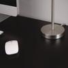 Ledu Slim Line Lamp Set, White/Silver (L9135) view 4