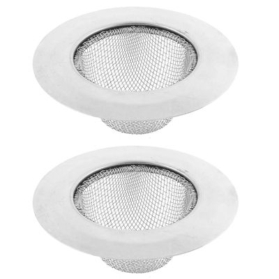 uxcell Kitchen Bathtub Basin Sink Garbage Strainer Drain Stopper 90mm Dia 2pcs