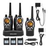 Midland GXT1000X3VP4 GMRS Two-Way Radio (50-Channel, Long Range, 142 Privacy Codes, SOS, NOAA, Rechargeable Nickle Battery, Black/Silver, 3-Pack) view 1