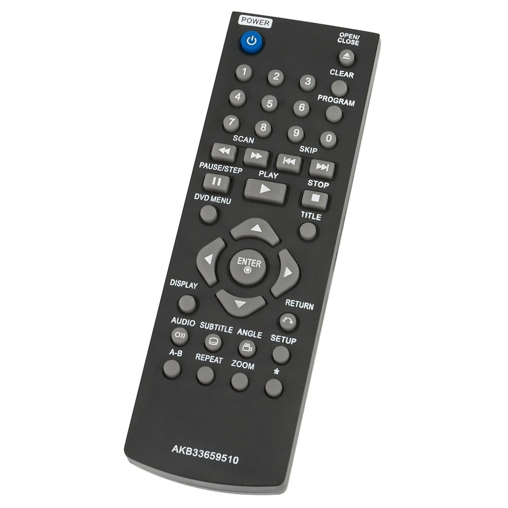AKB33659510 Replace Remote Control fit for LG DVD Player DP122 DP520 DP522 DP930 DP932 DVX440 DVX352 DVX380 DVX390 DVX550 DVX640