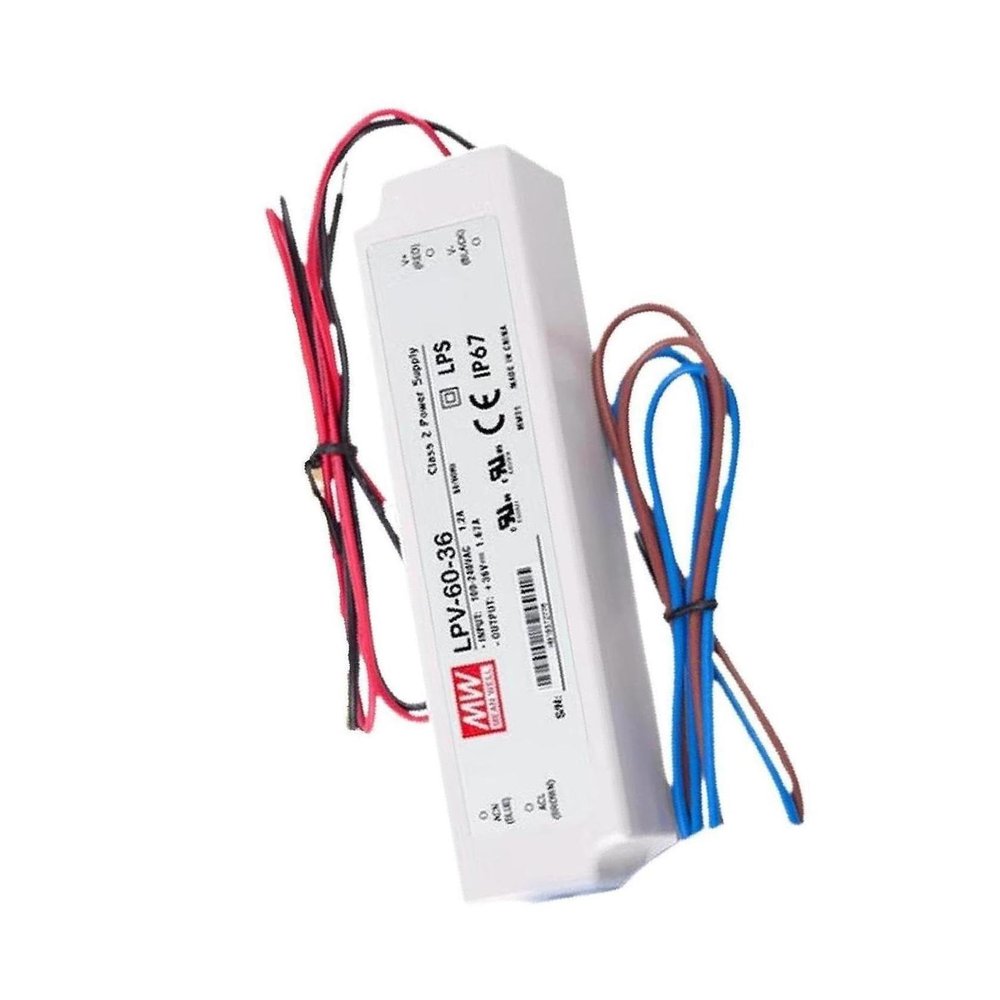 LED Driver 60W 36V 1.67A LPV-60-36 AC-DC SMPS LPV-60 Series C.V