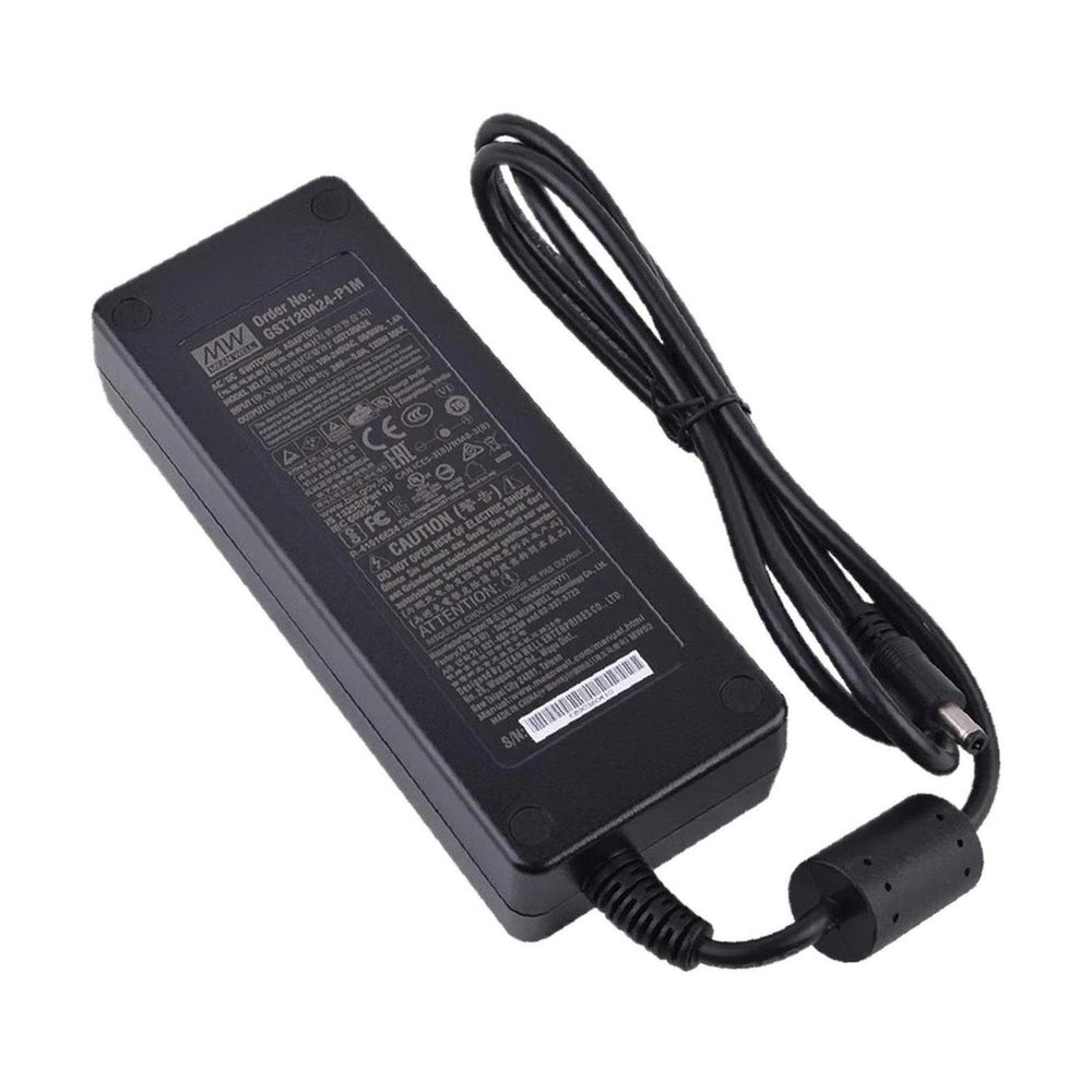 Desktop Industrial Adapter 120W 24V 5A GST120A24-P1M Meanwell AC-DC SMPS GST120A MEAN WELL Switching Power Supply