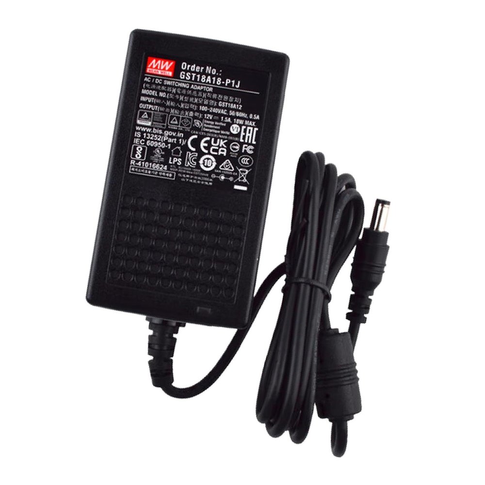 Desktop Industrial Adapter 18W 18V 1A GST18A18-P1J AC-DC SMPS GST18A Series Switching Power Supply
