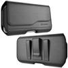 Stronden Magnetic Closure Holster for Samsung Galaxy S25, S24, S23, S22, S21, S20, S10, S9, S8 (Not Plus) - Leather Belt Case with Metal Clip & Loops Pouch (Fits Slim/Thin Case on) view 1