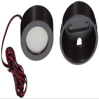 WAC Lighting HR-LED90-30-DB 3000 Soft White Edge Lit Energy Star LED Button Light, Brushed Nickel