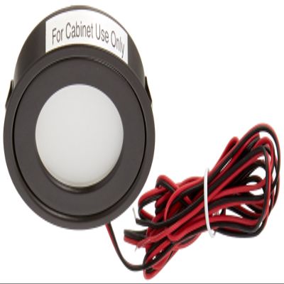WAC Lighting HR-LED90-27-DB 2700K Warm White Edge Lit Energy Star LED Button Light, Brushed Nickel