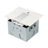 WAC Lighting LED-T-RBOX1-WT InvisiLED Power Feed for Symmetrical Recessed Channel with Junction Box, White view 1