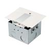 WAC Lighting LED-T-RBOX1-WT InvisiLED Power Feed for Symmetrical Recessed Channel with Junction Box, White view 2