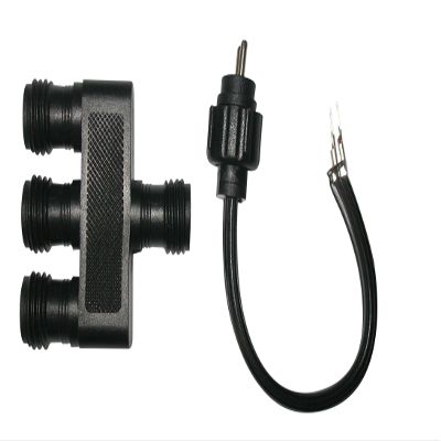 Alpine Corporation PL3 3-Way Socket with Connection Cord, 7"