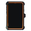 WallSkiN Case for Galaxy S9 Plus (6.2") Heavy Duty Full Body Military Grade Drop Protection Carrying Cover Holder | Holster for Men Belt with Clip Stand Camouflage/Orange view 3
