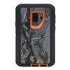 WallSkiN Case for Galaxy S9 Plus (6.2") Heavy Duty Full Body Military Grade Drop Protection Carrying Cover Holder | Holster for Men Belt with Clip Stand Camouflage/Orange view 4