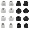 Beats Replacement Earpads & Eartips - 16 Pieces (4 Pairs Black & 4 Pairs White) for Powerbeats 1, 2, 3 & Wireless Stereo Earphones by Dr. Dre view 1