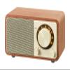 Sangean WR-7WL Wood Cabinet Mini Bluetooth Speaker with FM Tuner and Aux-in Walnut/Wood view 2