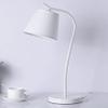 STGLIGHTING White Shade Simple Modern Nordic Desk Lamp Learning Reading Lamp Bedroom Bedside Lighting with Button Switch Cord Bulbs Not Included view 3