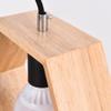 STGLIGHTING Nordic Hexagon Wooden Art Creative Table Lamp Modern Minimalist Bedroom Bedside Lamps Warm Decorative Desk Lamp with Button Switch Cord Bulbs Not Included view 3