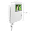 AMOCAM Wired Video Intercom Doorbell System 4.3 Inches HD LCD 2- Monitor Video Door Phone Bell Kits IR Night Vision Indoor Outdoor Camera DoorBell Intercom Doorphone Telephone Style 1V2 view 3