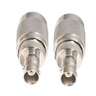 DHT Electronics 2pcs coaxial Coax Adapter BNC Female to UHF Male PL-259 PL259