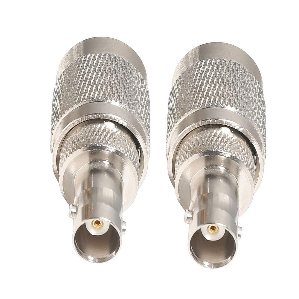 DHT Electronics 2pcs coaxial Coax Adapter BNC Female to UHF Male PL-259 PL259
