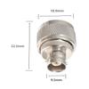 DHT Electronics 2pcs coaxial Coax Adapter BNC Female to UHF Male PL-259 PL259 view 2