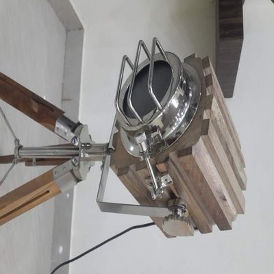 THOR INSTRUMENTS Nautical Vintage Table Tripod Wooden Lamp Nautical Bedroom Light Desk Top Lamp Rustic Vintage Home Decor Gifts